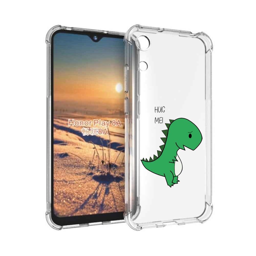 

Чехол бампер MyPads динозаврик для Honor 8A, Прозрачный, Tocco