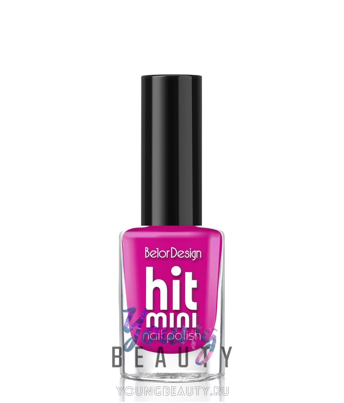 

Лак для ногтей BelorDesign Mini Hit, 6 мл, ЛАК ДЛЯ НОГТЕЙ MINI HIT, 6 мл.