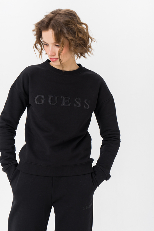 

Свитшот женский Guess O1GA01-K68M1 черный 44 RU, O1GA01-K68M1