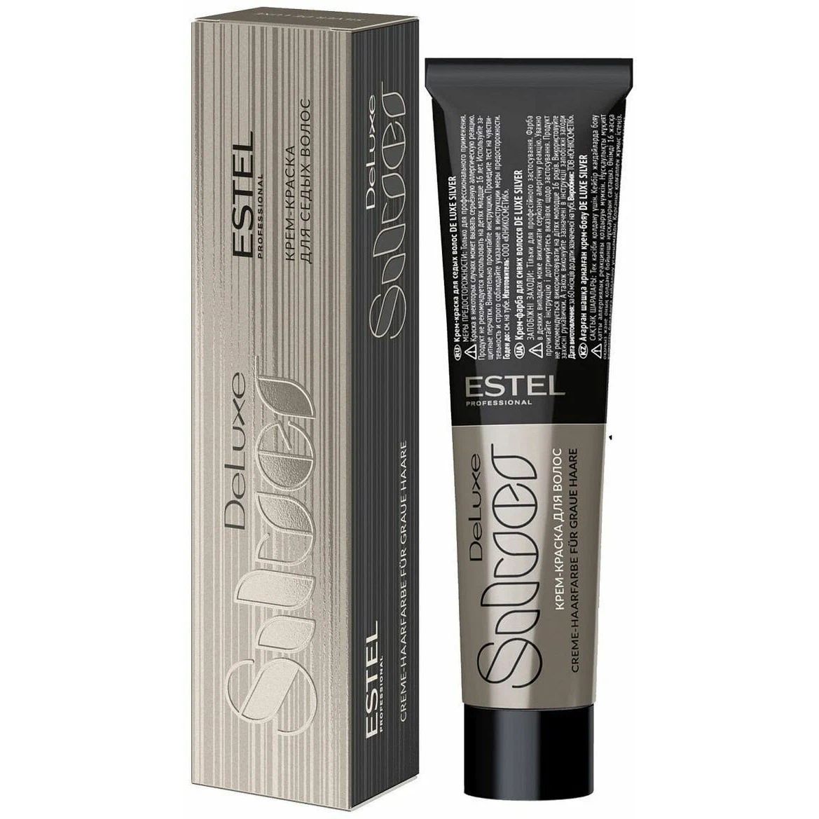 

Краска для волос Estel Professional De Luxe Silver 8/0 Светло-русый 60 мл