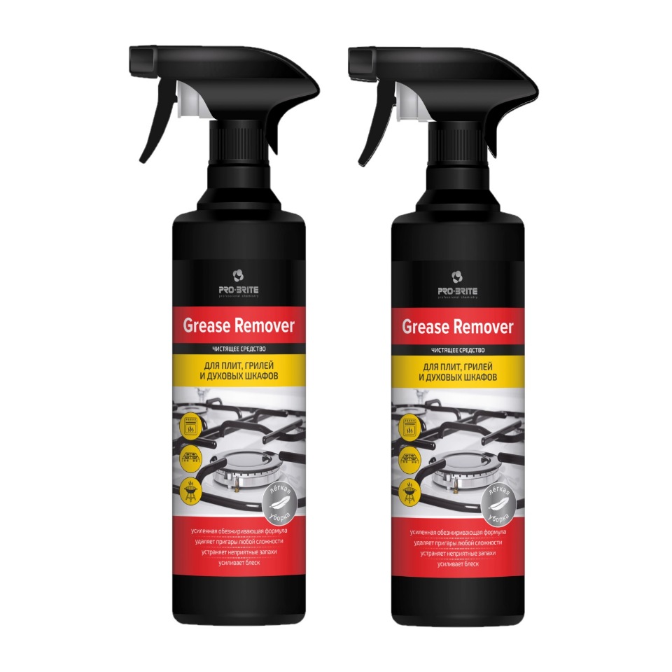 

Pro-Brite Grease Remover Чистящее средство для плит, грилей и духовых шкафов 500мл - 2 шт