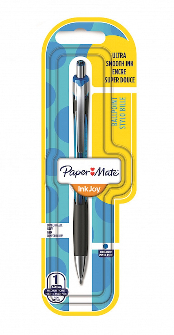 Ручка шариковая Paper Mate Inkjoy 550 1956418, синяя, 1 мм, 1 шт.