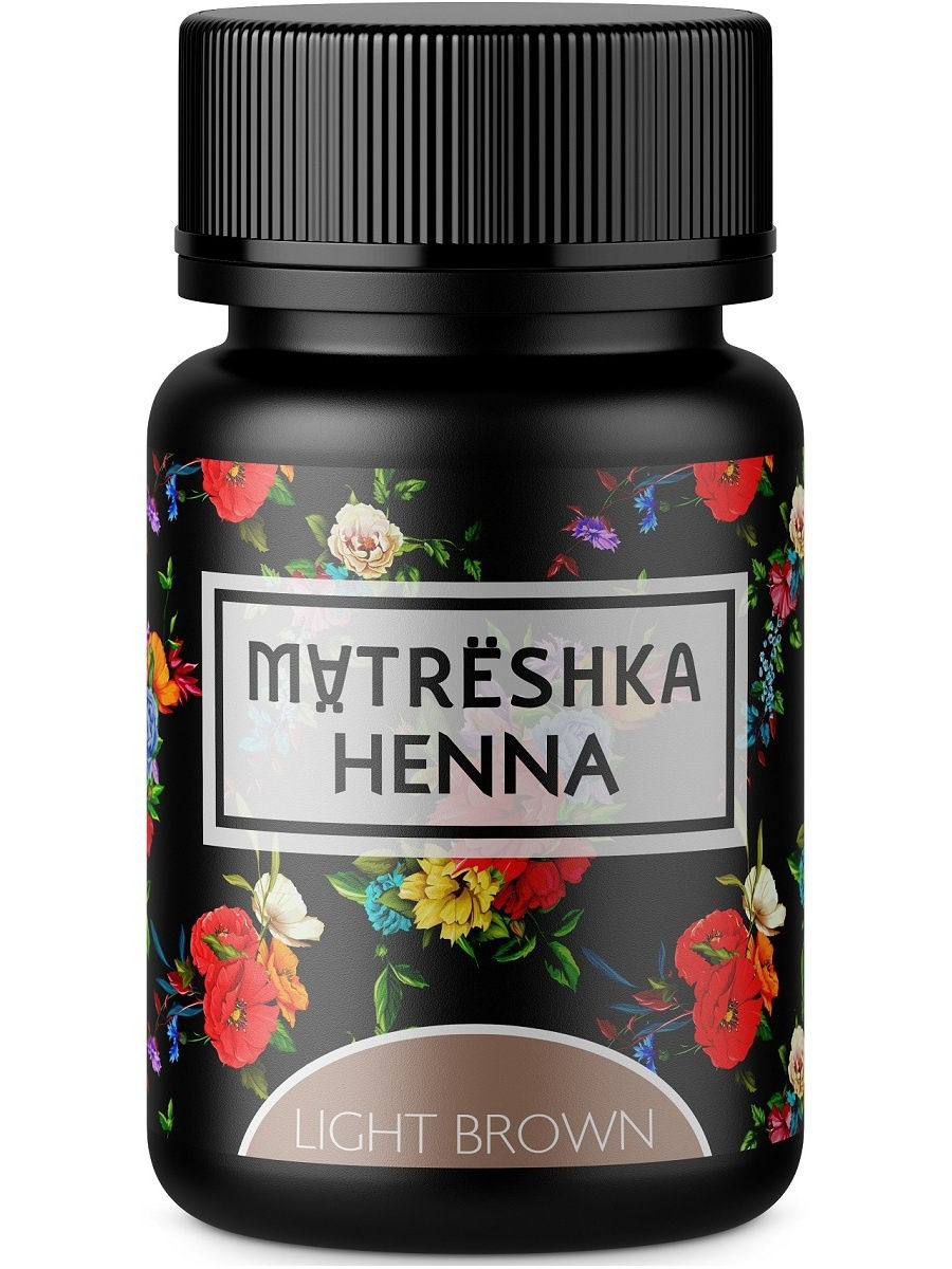 

Хна для бровей Matreshka Light brown, 30 шт.