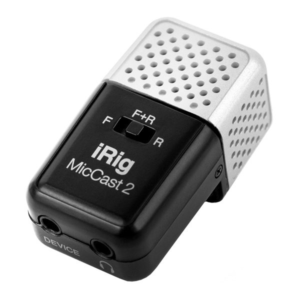 фото Микрофон ik multimedia irig mic cast 2 black (ip-irig-cast2-in)