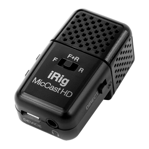 фото Микрофон ik multimedia irig mic cast hd black (ip-irig-casthd-in)