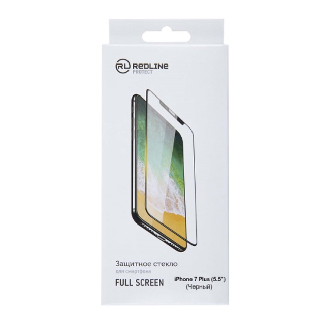 

Защитное стекло для смартфона Red Line для iPhone 7 Plus (5.5''), Full Screen TG Black, для iPhone 7 Plus (5.5''), Full Screen TG Black