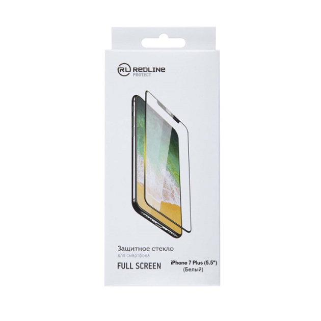 

Защитное стекло для смартфона Red Line для iPhone 8 Plus (5.5''), Full Screen TG White, для iPhone 8 Plus (5.5''), Full Screen TG White