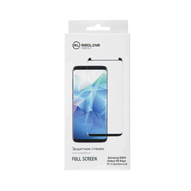 

Защитное стекло для смартфона Red Line для Samsung G925 Galaxy S6 Edge, FS(3D) TG Silver, для Samsung G925 Galaxy S6 Edge, FS(3D) TG Silver