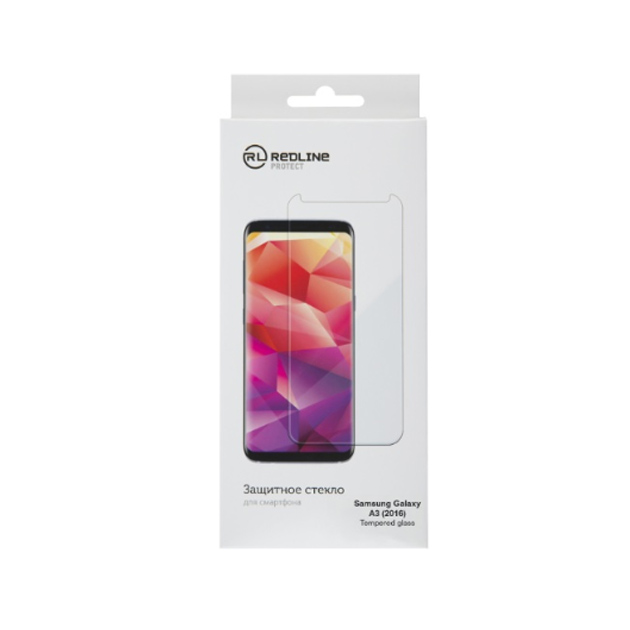 

Защитное стекло для смартфона Red Line для Samsung Galaxy A3 (2016), для Samsung Galaxy A3 (2016), tempered glass
