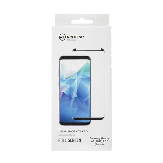 

Защитное стекло для смартфона Red Line для Samsung Galaxy A3 (2017) 4.7, FScr. TG White, для Samsung Galaxy A3 (2017) 4.7, FScr. TG White
