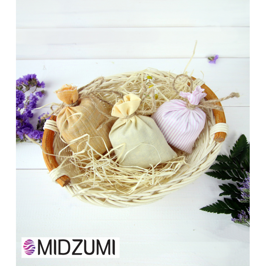 

Ароматическое саше Midzumi Сила Алтая (в корзине) Aroma-020ko, Корзина овальная