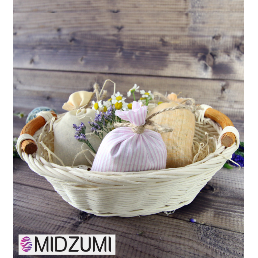 

Ароматическое саше Midzumi Коктейль здоровья (в корзине) Aroma-021ko, Корзина овальная