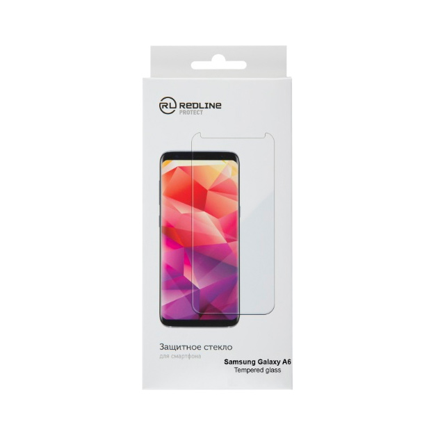 

Защитное стекло для смартфона Red Line для Samsung Galaxy A6, tempered glass, для Samsung Galaxy A6, tempered glass