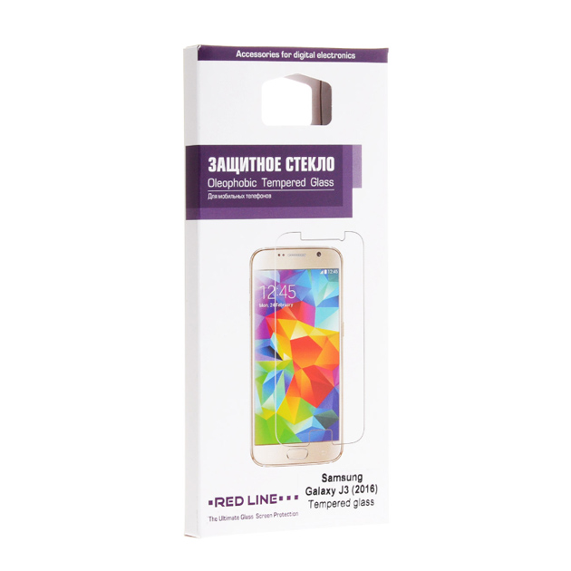 

Защитное стекло для смартфона Red Line для Samsung Galaxy J3 (2016), tempered glass, для Samsung Galaxy J3 (2016), tempered glass