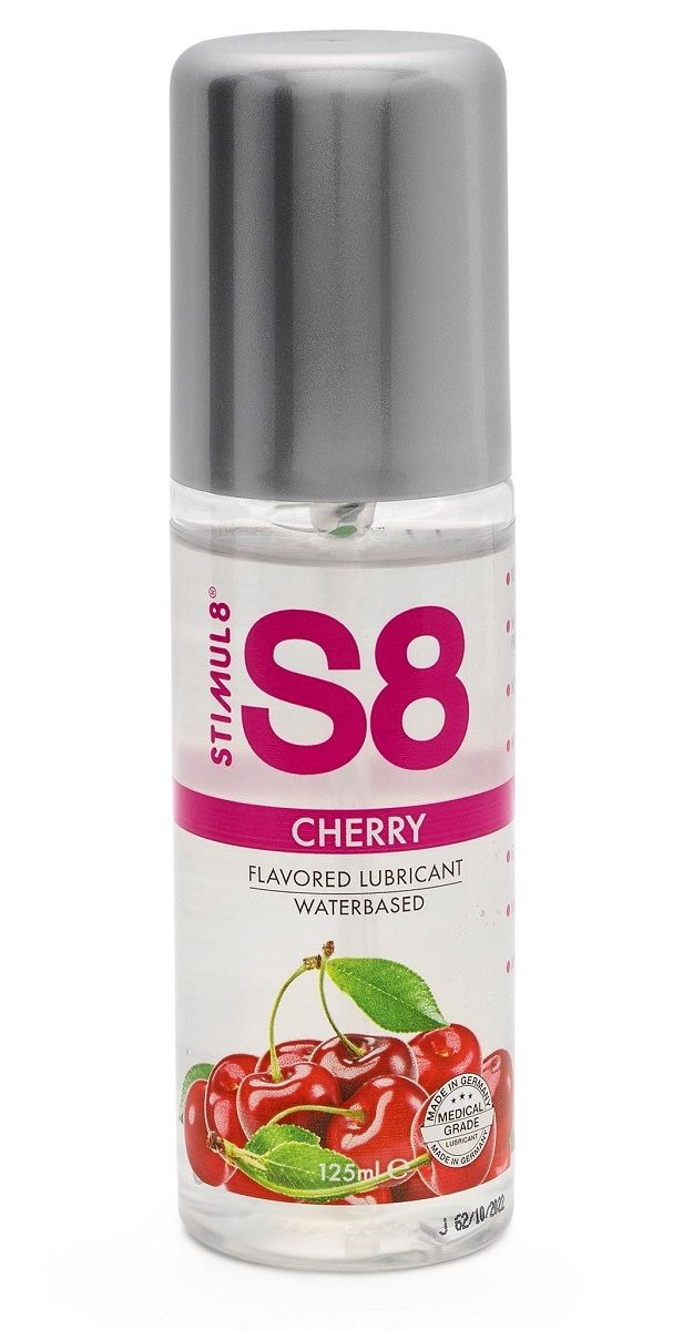 Купить Flavored Lube вишня, Смазка на водной основе S8 Flavored Lube со вкусом вишни - 125 мл, Stimul8