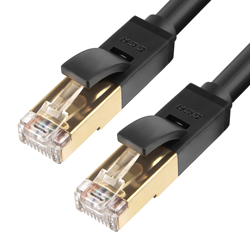 фото Кабель gcr rj45-rj45, m-m 1м black (gcr-lnc701-1.0m)