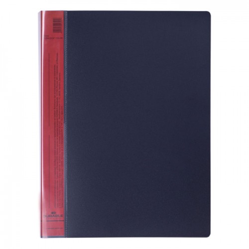 

Папка Duralook Color с прозрач.вклад., 20л., красный, А4, 700мкр, 30шт/кор