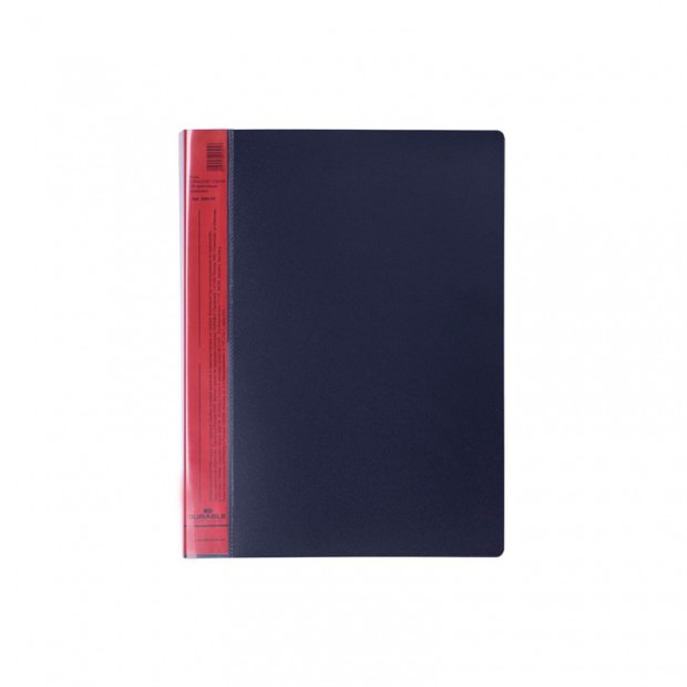 

Папка Duralook Color с прозрач.вклад., 40л., красный, А4, 700мкр, 30шт/кор