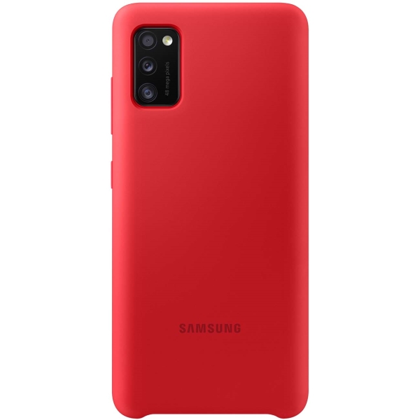 фото Чехол samsung silicone cover для galaxy a41 red