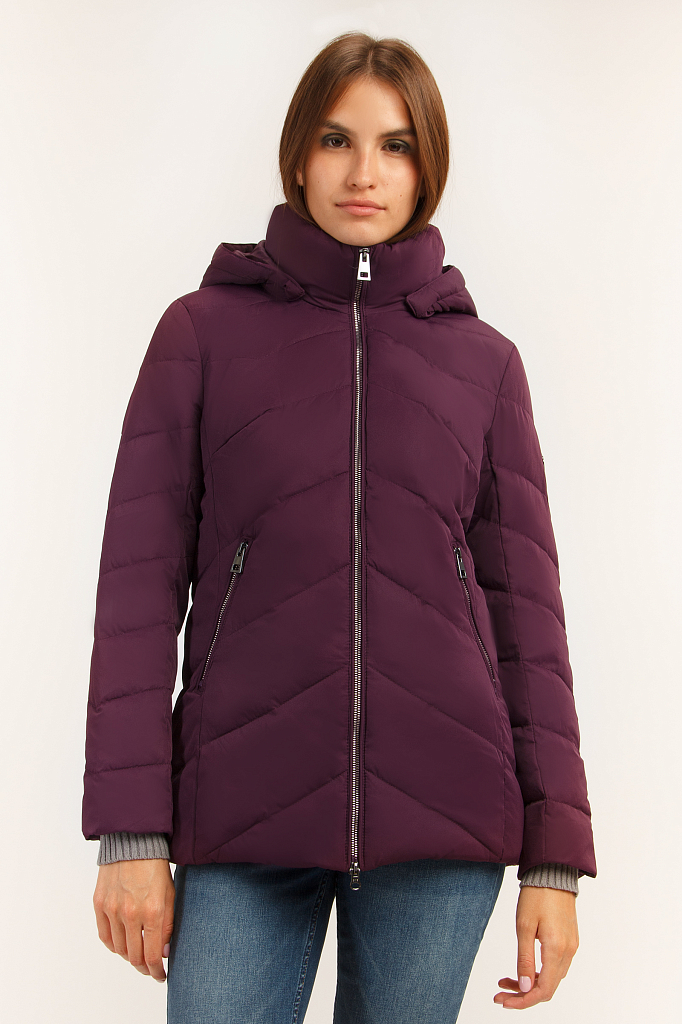 фото Куртка женская finn flare a19-12009 фиолетовая xs