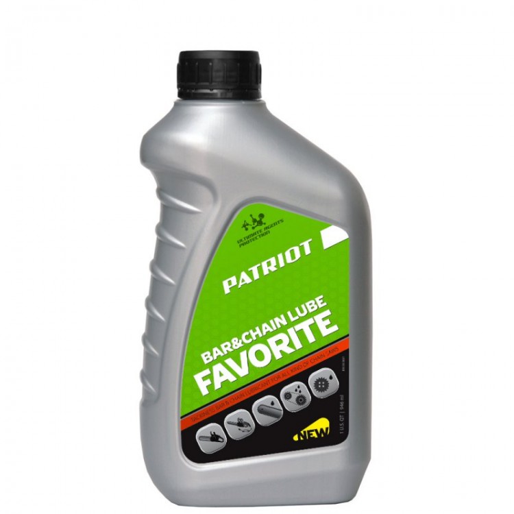 фото Масло цепное patriot favorite bar&chain lube 0,946л.