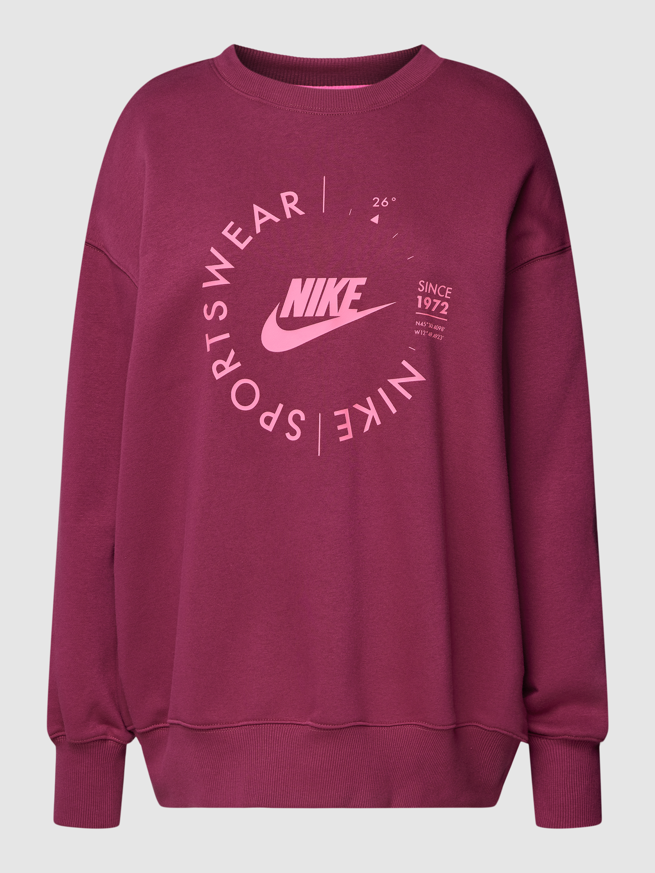 

Свитшот женский Nike 1714748 бордовый XS (доставка из-за рубежа), 1714748