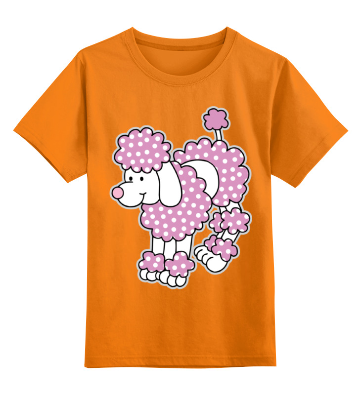 Детская футболка Printio Собака цв.оранжевый р.164