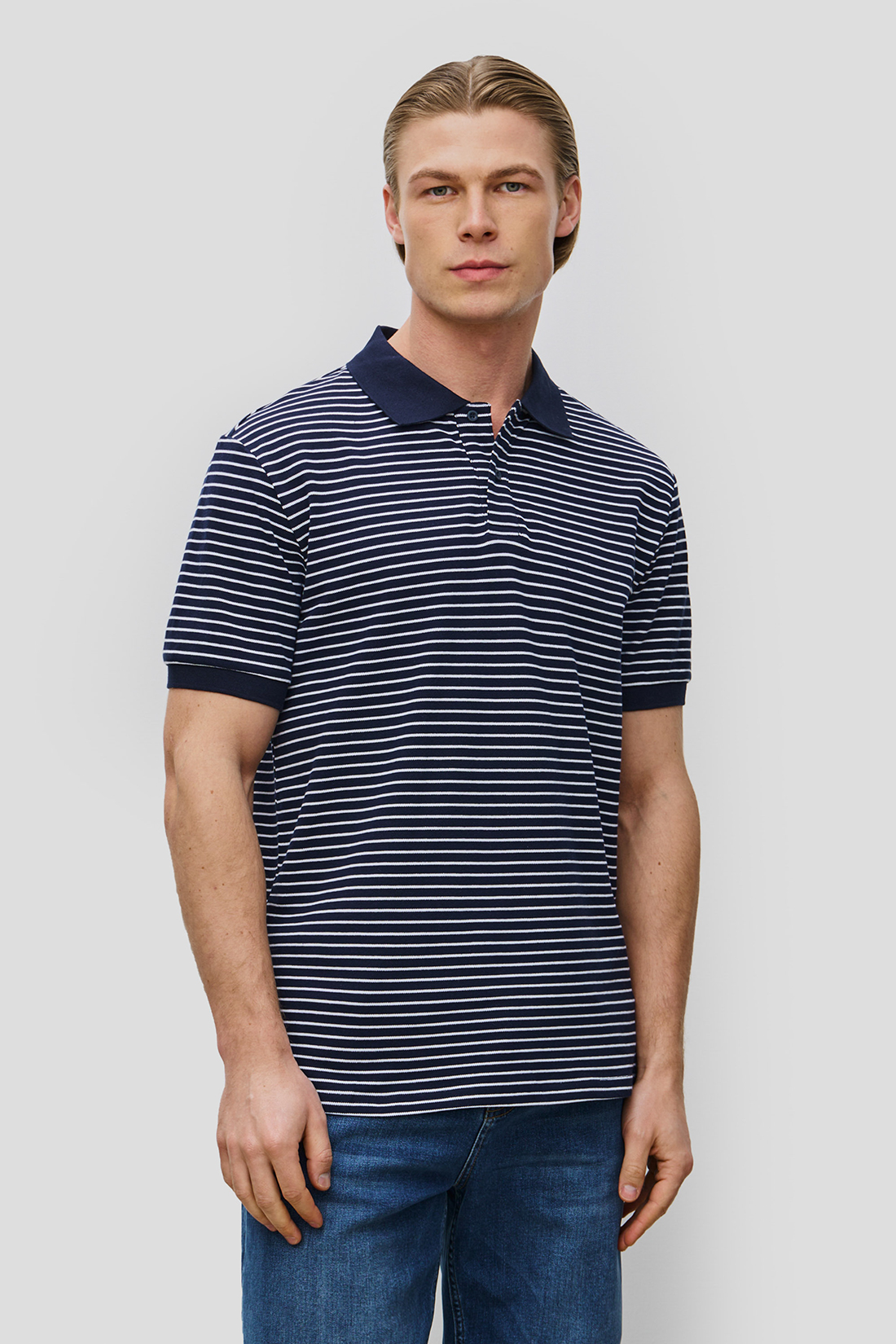 

Футболка мужская Baon B7023010 синяя 3XL, Синий, B7023010