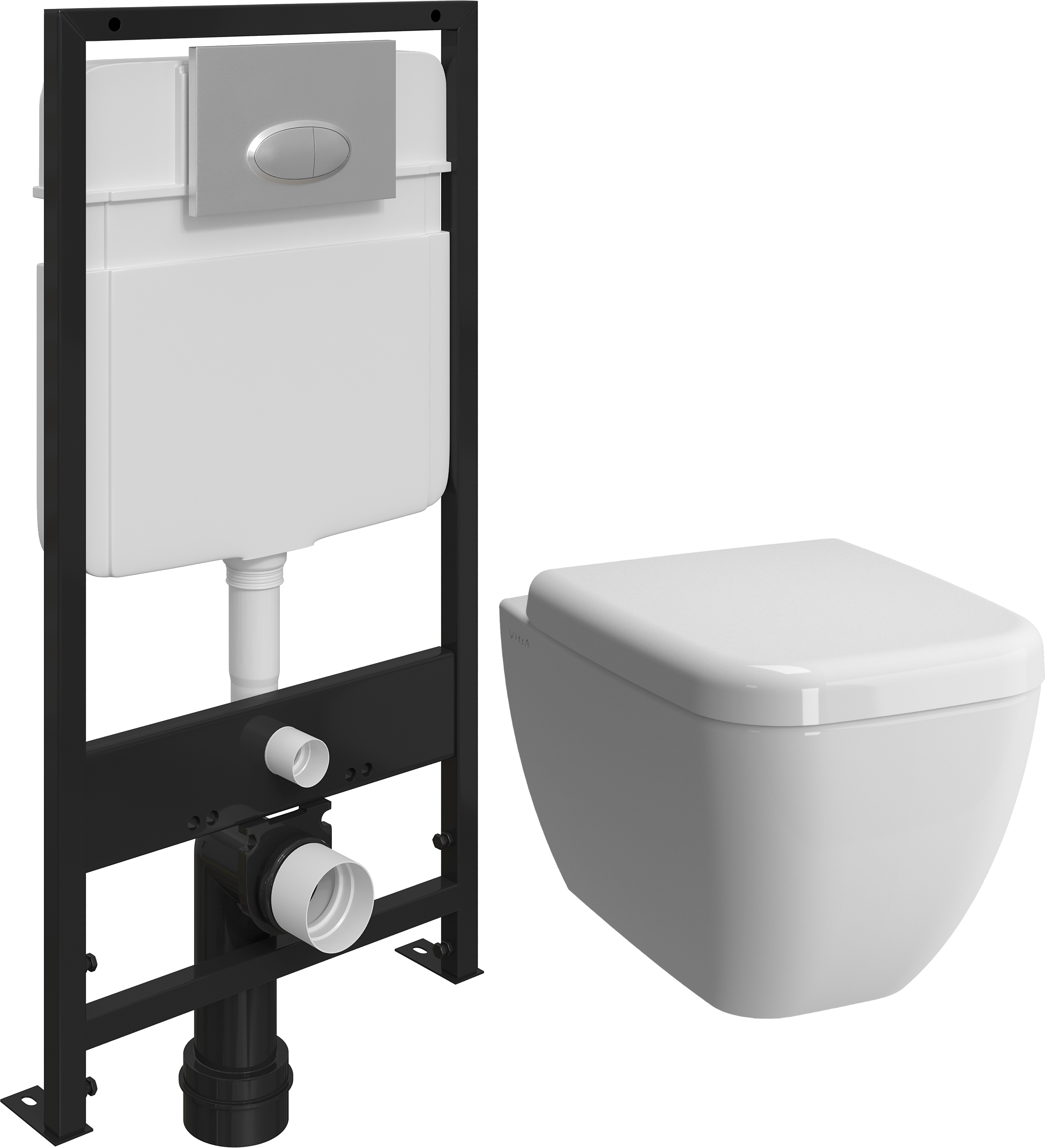 

Комплект Унитаз подвесной VitrA Shift 7742B003-0075 безободковый, с микролифтом + Система, Белый, Shift 7742B003-0075 кнопка смыва 0050 хром матовый