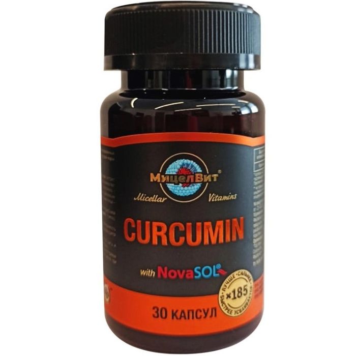 

Мицеллированный куркумин Micellar vitamins МицелВит Экстра капсулы 1300 мг 30 шт.