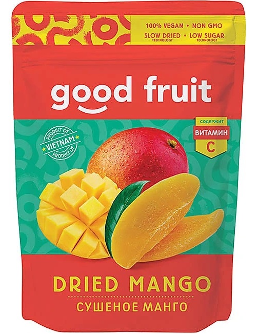 

Манго GOOD FRUIT сушеное, 100 г