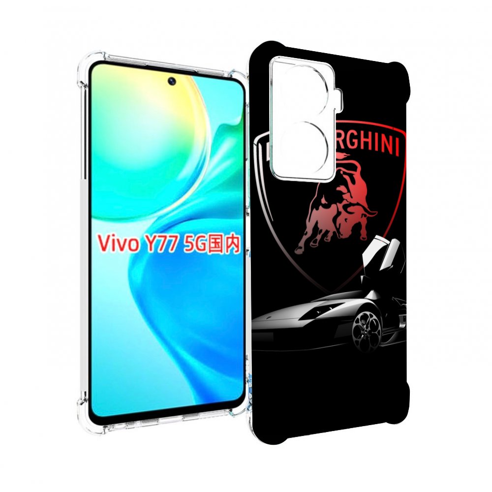 

Чехол MyPads Ламборгини-black мужской для Vivo Y77 5G, Прозрачный, Tocco