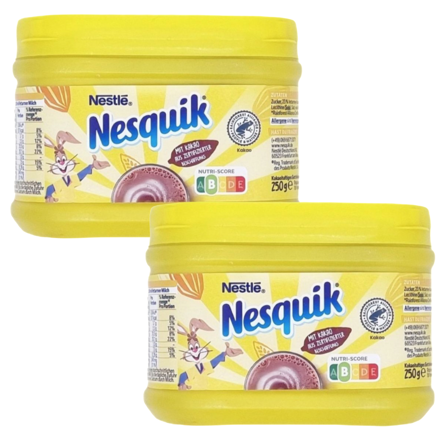 Какао растворимый  Nesquik, 250 г х 2 шт