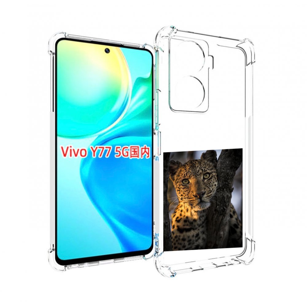 

Чехол MyPads Леопард для Vivo Y77 5G, Прозрачный, Tocco