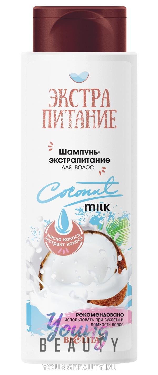 

Шампунь-экстрапитание для волос Белита Coconut Milk, 400 мл, Шампунь-экстрапитание для волос «Coconut Milk», 400 мл.