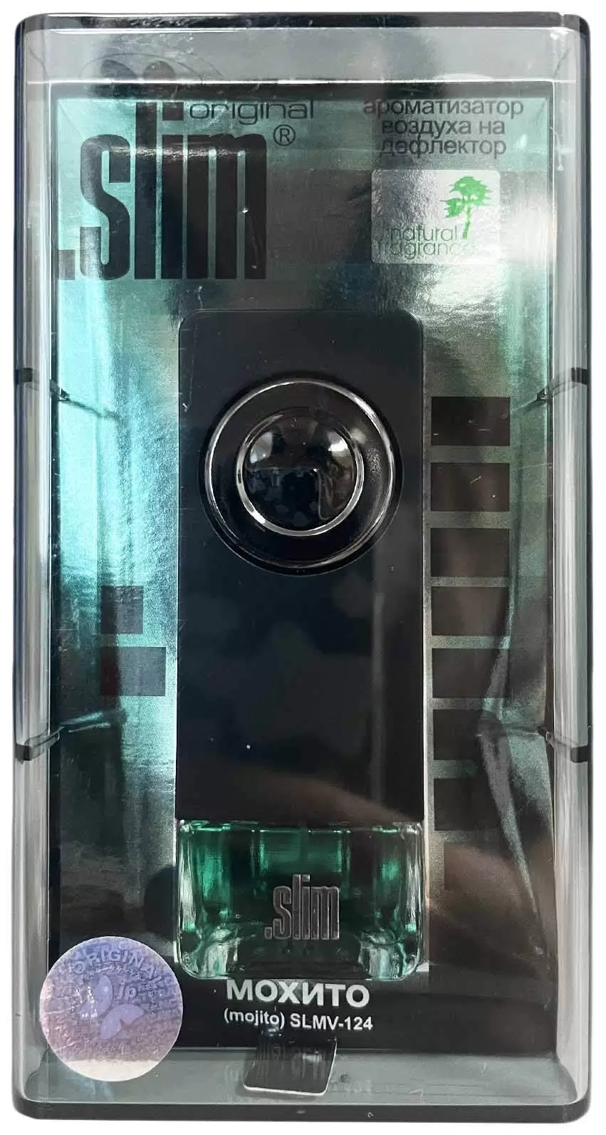 Ароматизатор в машину SLIM SLMV124 Мохито в бутылочке 8мл на дефлектор FKVJP