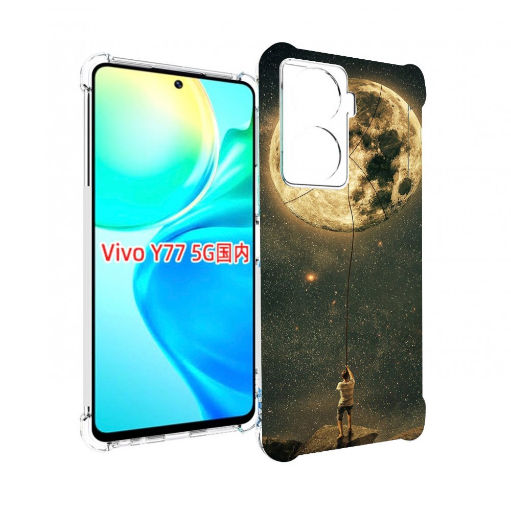 

Чехол MyPads Луна-светит для Vivo Y77 5G, Прозрачный, Tocco