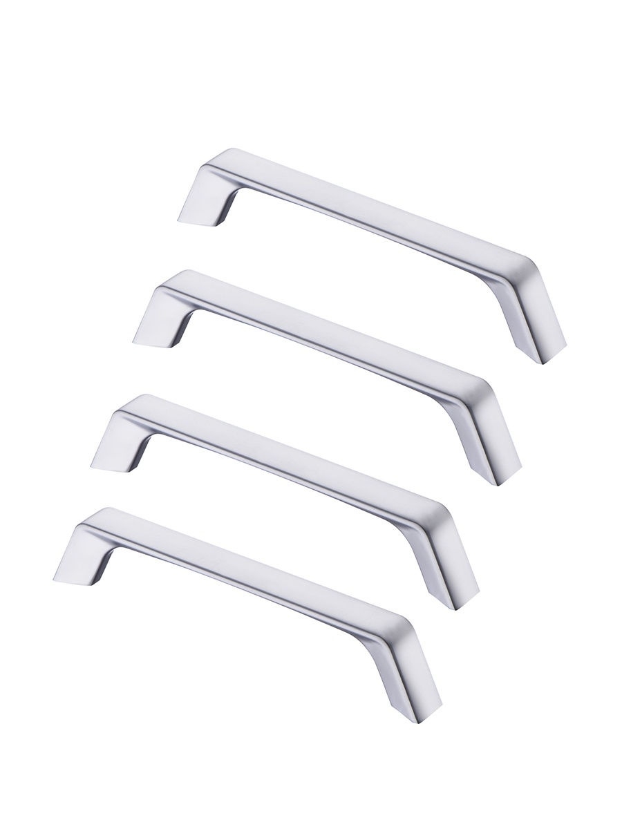 

Комплект из 4 шт ручка-скоба 128 мм Kerron S-2460-128 хром, Серебристый;серый, S-2460