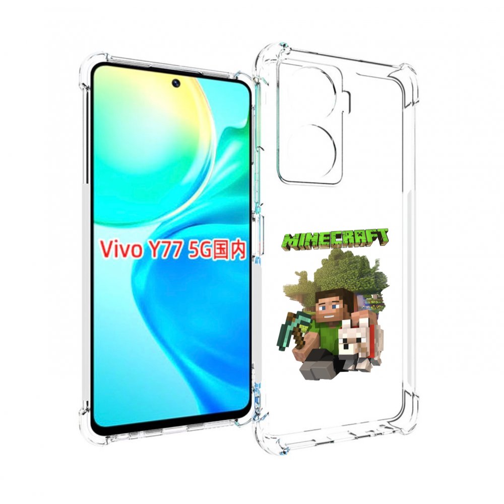

Чехол MyPads Майнкрафт детский для Vivo Y77 5G, Прозрачный, Tocco