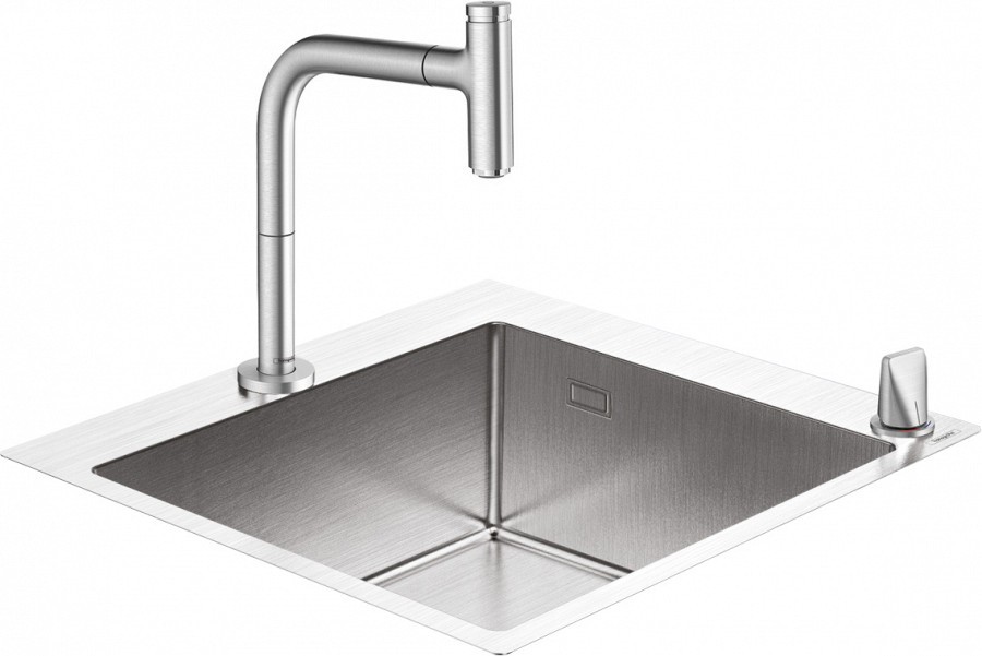 фото Мойка для кухни из нержавеющей стали hansgrohe c71-f450-06 43201800