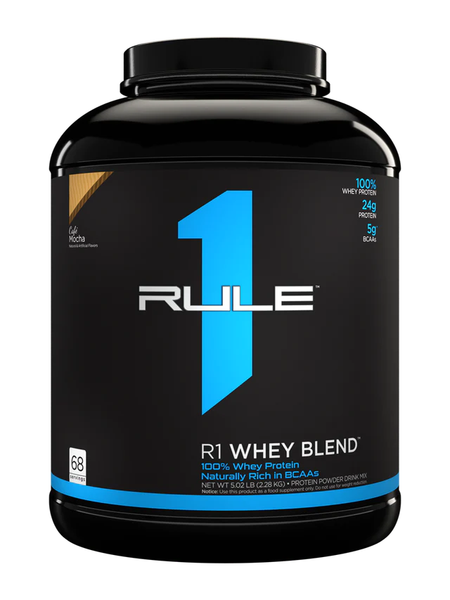 Протеин Rule One Proteins R1 Whey Blend, 2270 г, mocha