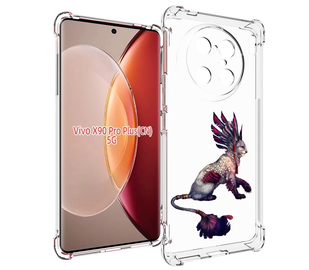 

Чехол MyPads волшебная-пума для Vivo X90 Pro Plus, Прозрачный, Tocco