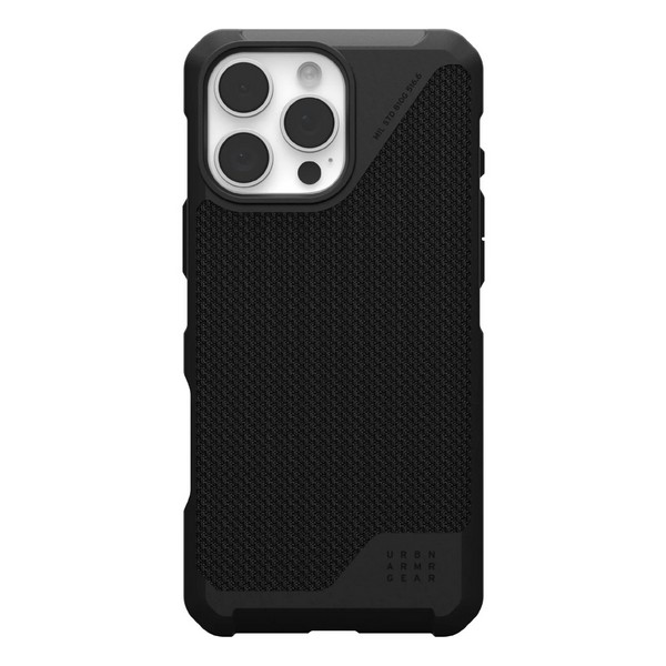 Чехол UAG Metropolis LT MagSafe для iPhone 16 Pro Max черный (Kevlar Black) 114453113940