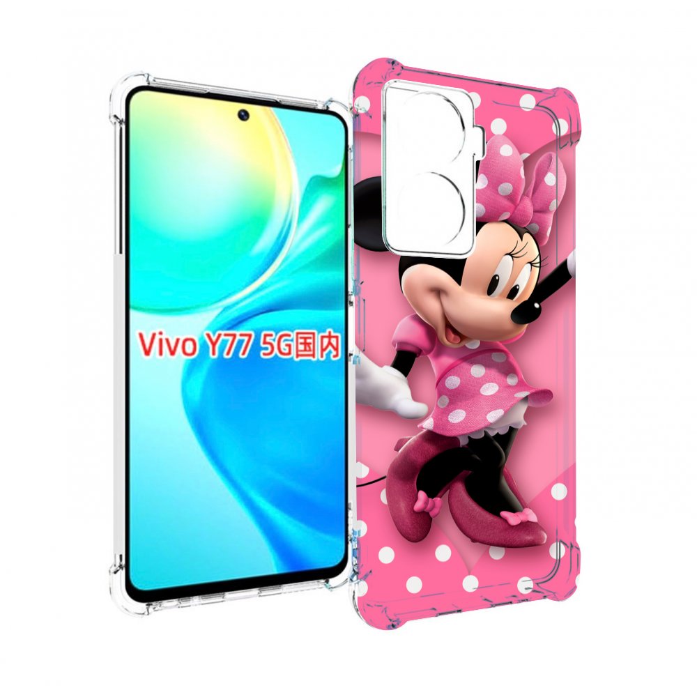

Чехол MyPads Минни-Маус-в-сердце женский для Vivo Y77 5G, Прозрачный, Tocco
