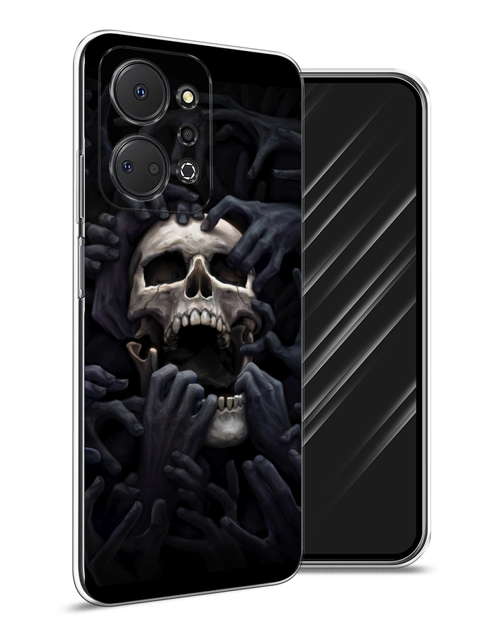 

Чехол Awog на Honor X7A "Череп 29", Черный;серый, 6120650-9