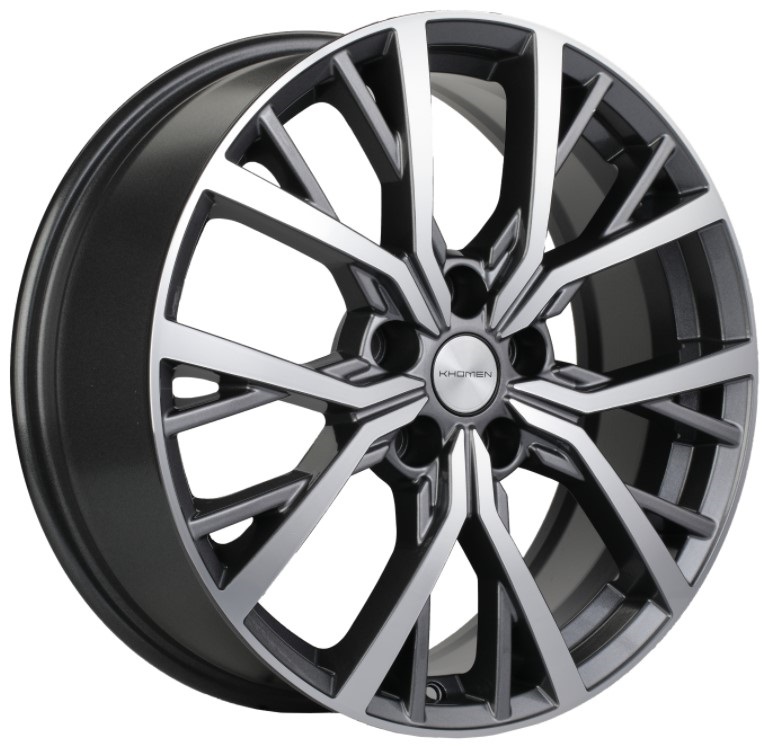 

Колесный диск Khomen Wheels KHW1806 (GF) 7xR18 ET43 5*112 D57.1, Серый