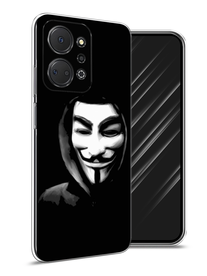 

Чехол Awog на Honor X7A "Анонимус", Черный;серый;белый, 6120650-5