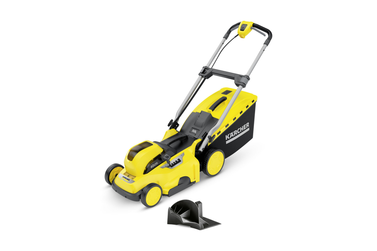 фото Аккумуляторная газонокосилка karcher 1.444-452 38444 без акб и зу