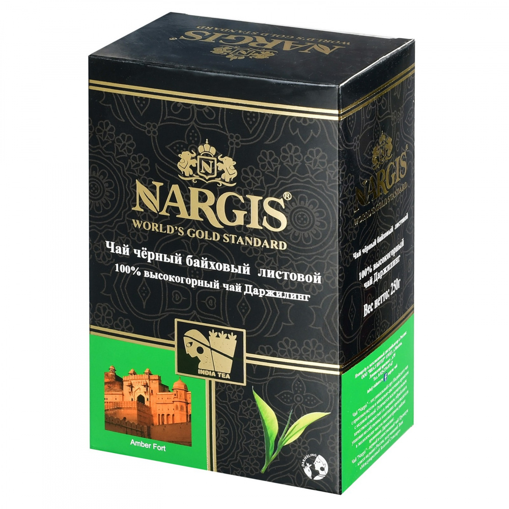 Чай черный Nargis Darjeeling, листовой, 250 г