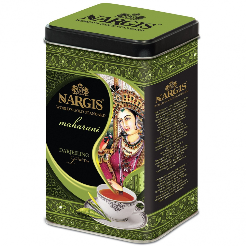 Чай черный Nargis Maharani Darjeeling, листовой, 200 г